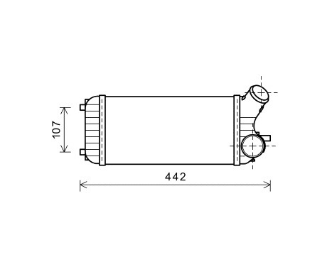 Intercooler, charger 18004472 International Radiators, Image 2