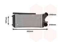Intercooler, charger 18004472 International Radiators