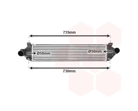 Intercooler, charger 18004474 International Radiators, Image 2