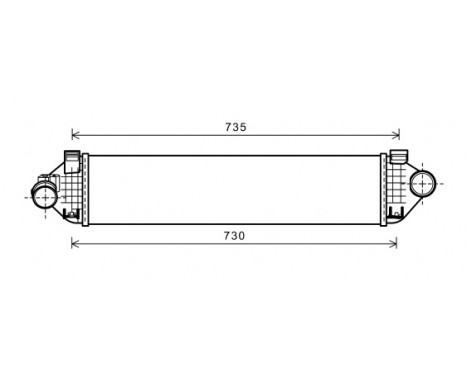 Intercooler, charger 18004474 International Radiators