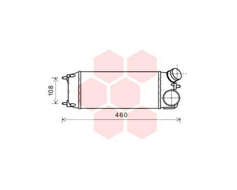 Intercooler, charger 18004476 International Radiators, Image 2