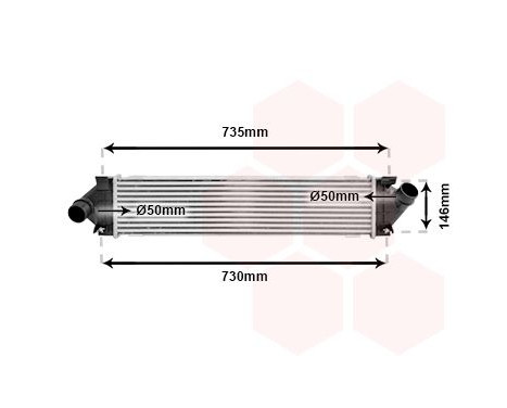 Intercooler, charger 18004480 International Radiators
