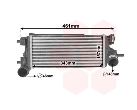 Intercooler, charger 18014703 International Radiators