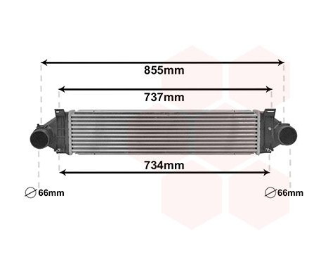 Intercooler, charger 18014705 International Radiators