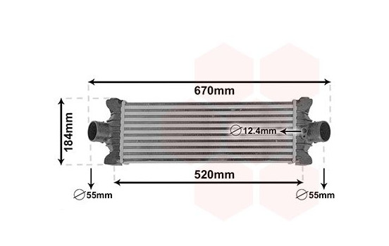 Intercooler, charger 18014710 International Radiators