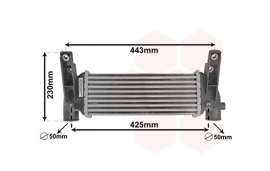 Intercooler, charger 18014724 International Radiators