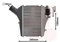Intercooler, charger 25004286 International Radiators