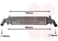 Intercooler, charger 27004267 International Radiators