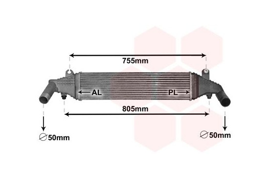 Intercooler, charger 27004267 International Radiators