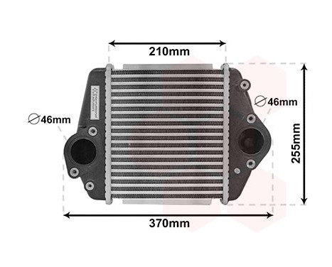 Intercooler, charger 27004275 International Radiators