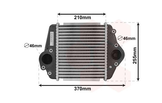 Intercooler, charger 27004275 International Radiators