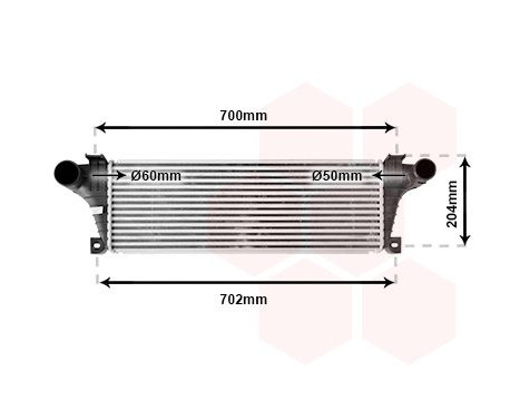 Intercooler, charger 28004021 International Radiators