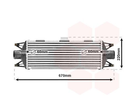 Intercooler, charger 28004045 International Radiators