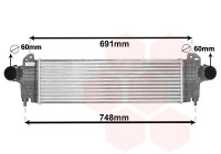 Intercooler, charger 28004129 International Radiators