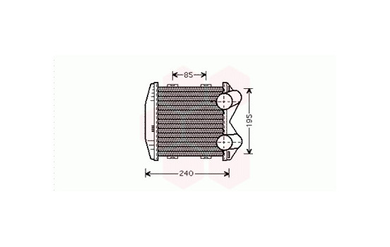 Intercooler, charger 29004003 International Radiators, Image 2