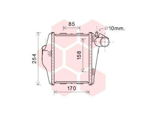 Intercooler, charger 29004015 International Radiators, Image 2