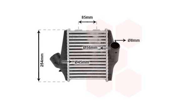 Intercooler, charger 29004016 International Radiators