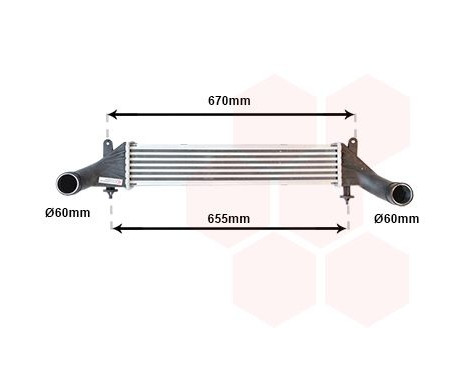 Intercooler, charger 30004260 International Radiators