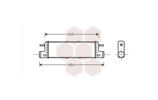 Intercooler, charger 30004285 International Radiators