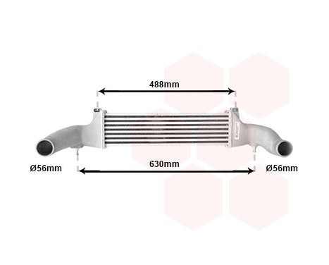 Intercooler, charger 30004295 International Radiators