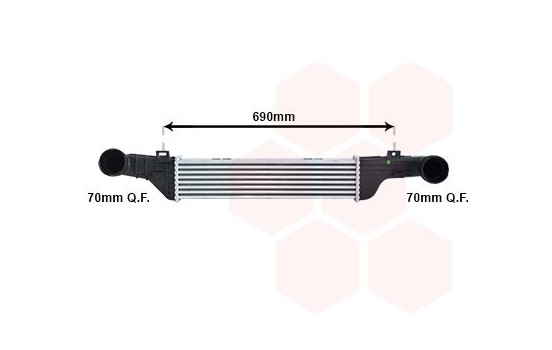 Intercooler, charger 30004315 International Radiators