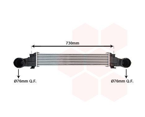 Intercooler, charger 30004354 International Radiators