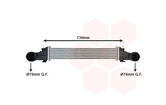 Intercooler, charger 30004354 International Radiators