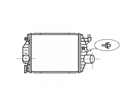 Intercooler, charger 30004357 International Radiators