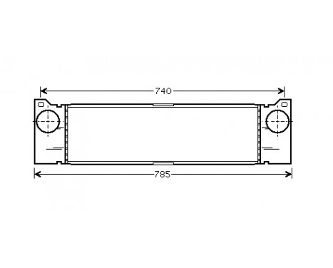 Intercooler, charger 30004370 International Radiators