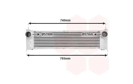 Intercooler, charger 30004371 International Radiators