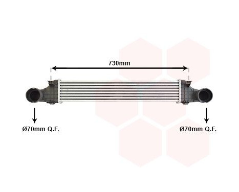 Intercooler, charger 30004410 International Radiators, Image 2