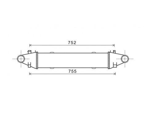 Intercooler, charger 30004525 International Radiators, Image 2
