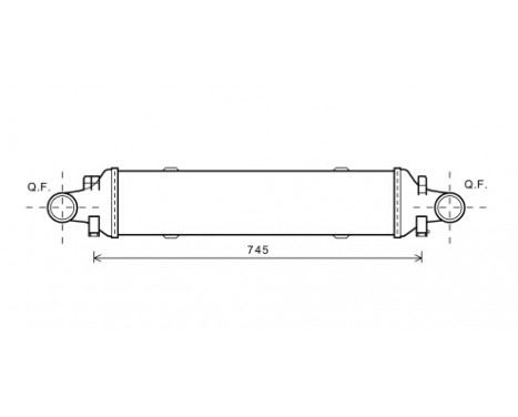 Intercooler, charger 30004593 International Radiators, Image 2