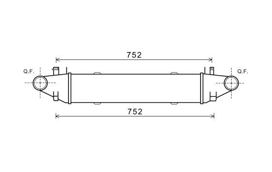 Intercooler, charger 30004596 International Radiators, Image 2