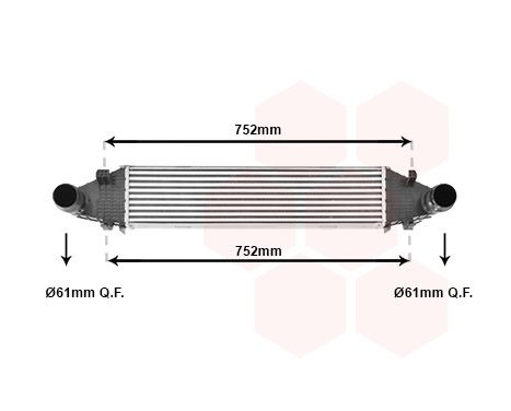 Intercooler, charger 30004596 International Radiators