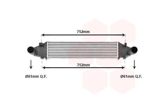 Intercooler, charger 30004596 International Radiators