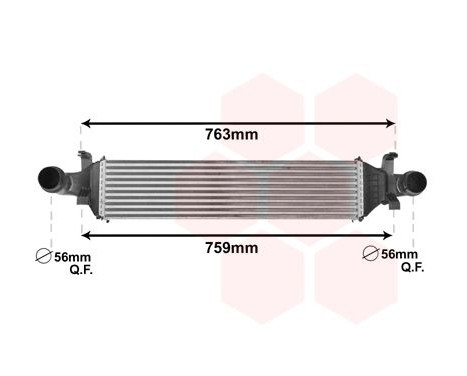 Intercooler, charger 30004658 International Radiators