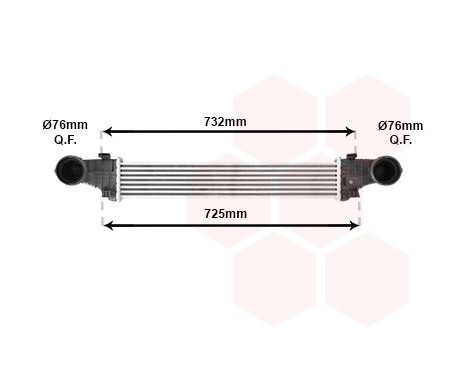 Intercooler, charger 30004726 International Radiators