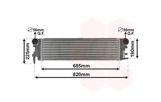 Intercooler, charger 30014700 International Radiators