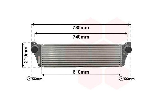 Intercooler, charger 30014701 International Radiators