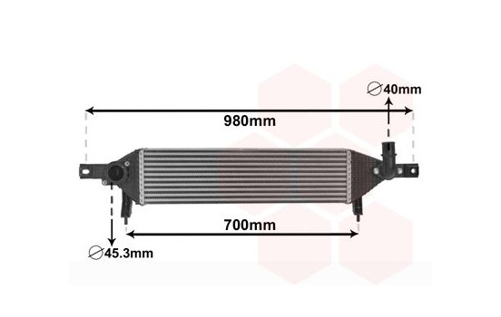 Intercooler, charger 33004409 International Radiators