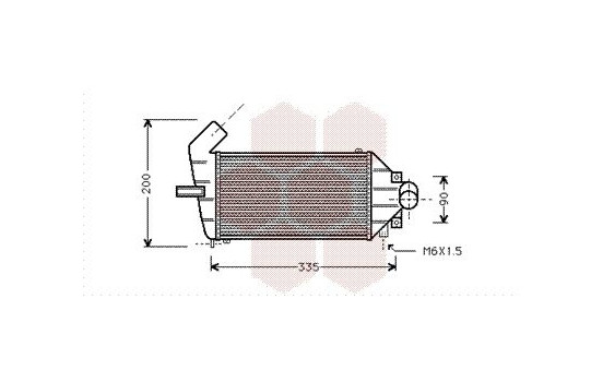 Intercooler, charger 37004262 International Radiators, Image 2