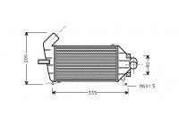 Intercooler, charger 37004262 International Radiators