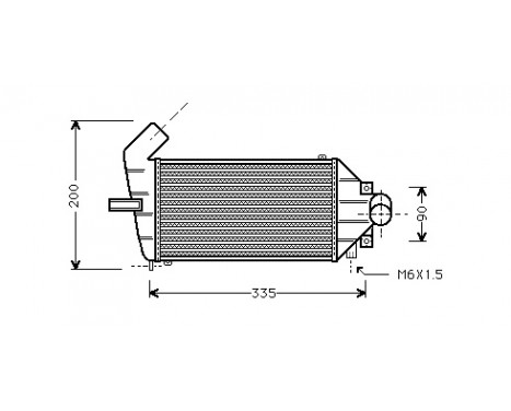 Intercooler, charger 37004262 International Radiators