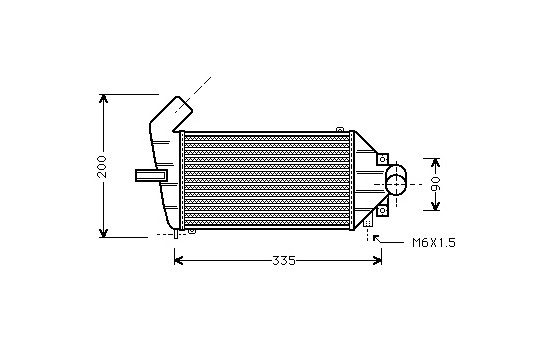 Intercooler, charger 37004262 International Radiators