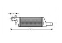 Intercooler, charger 37004322 International Radiators