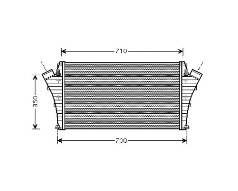 Intercooler, charger 37004361 International Radiators, Image 2