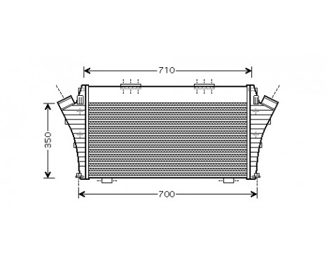 Intercooler, charger 37004401 International Radiators, Image 2