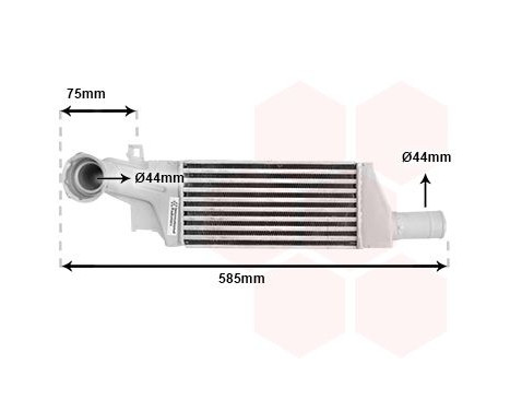 Intercooler, charger 37004404 International Radiators