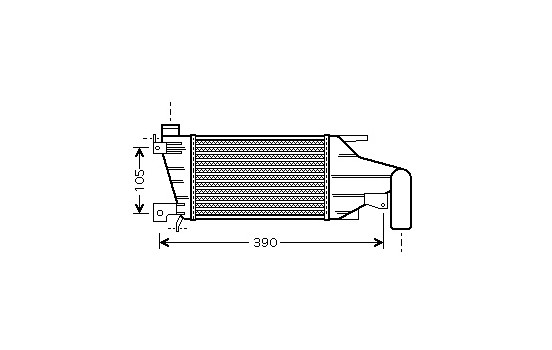 Intercooler, charger 37004417 International Radiators, Image 2